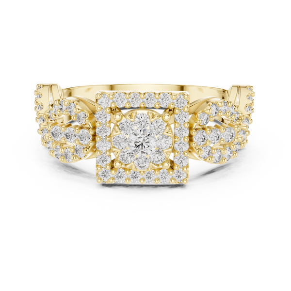 Tranquil lab grown diamond women's ring