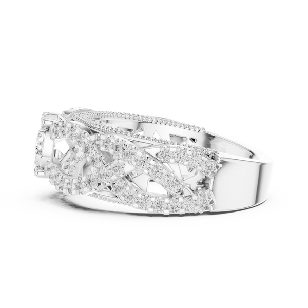 Unblemished lab grown diamond women's ring