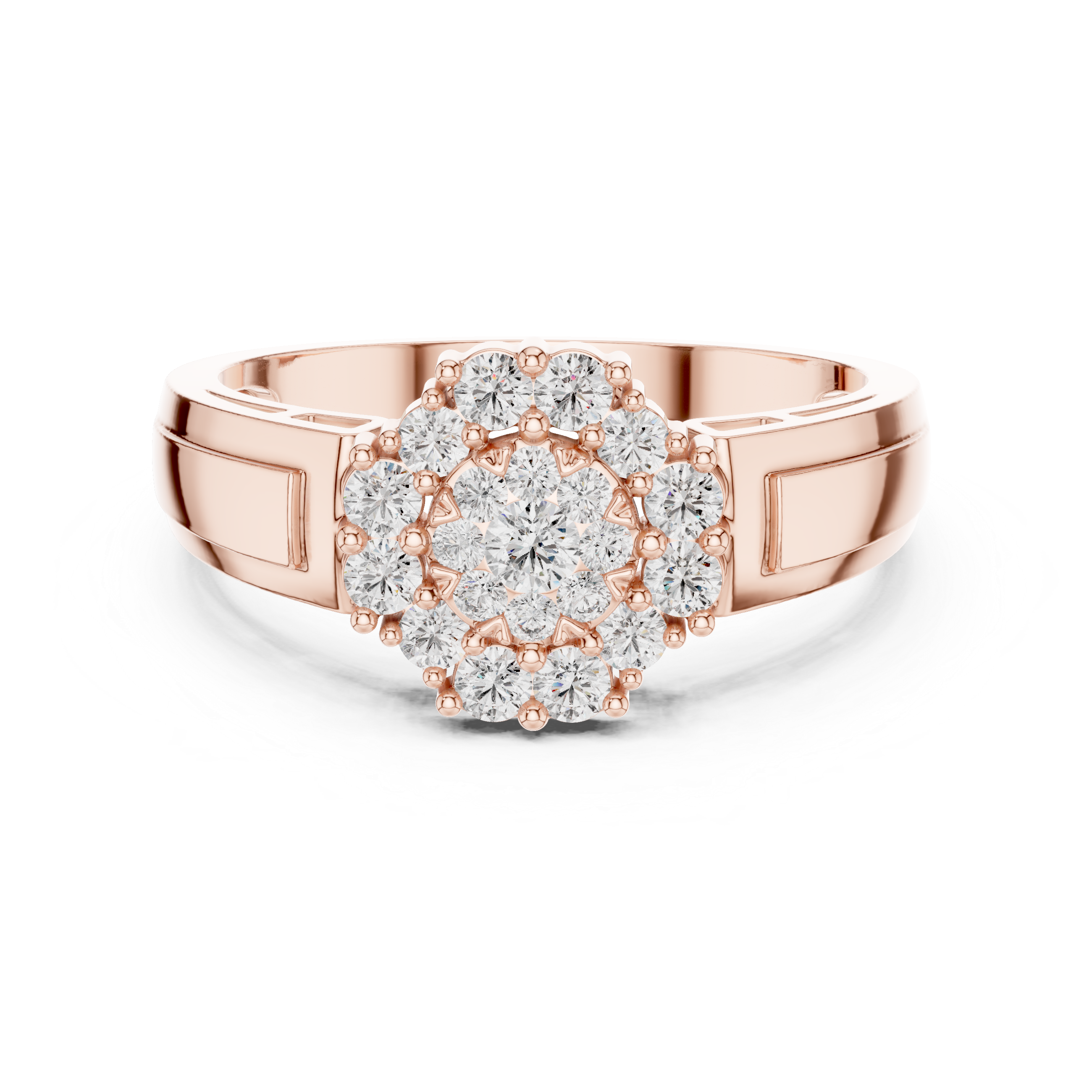 Nouveau lab grown diamond women's ring