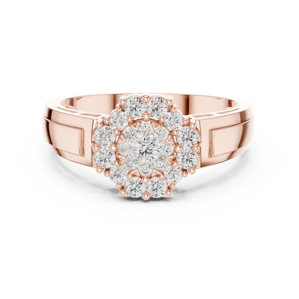 Nouveau lab grown diamond women's ring