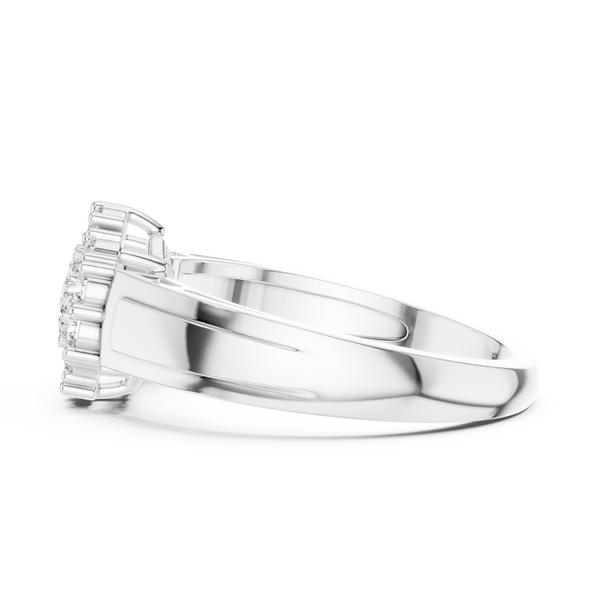 Nouveau lab grown diamond women's ring