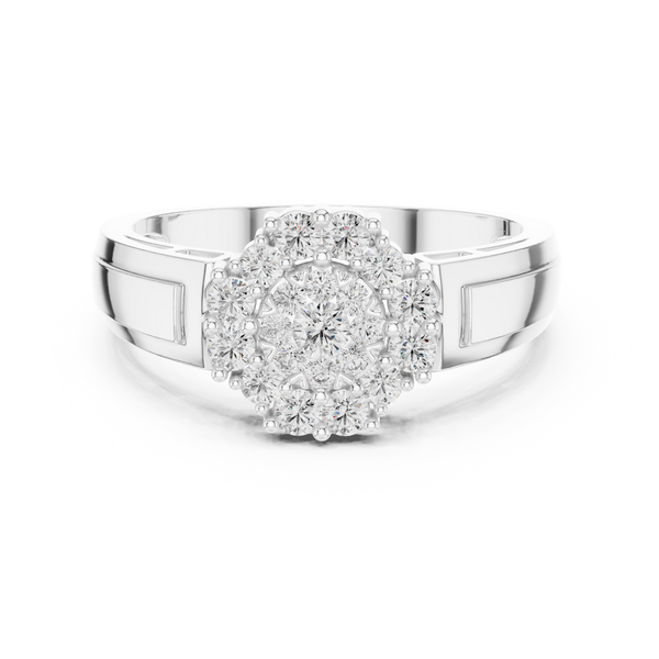 Nouveau lab grown diamond women's ring