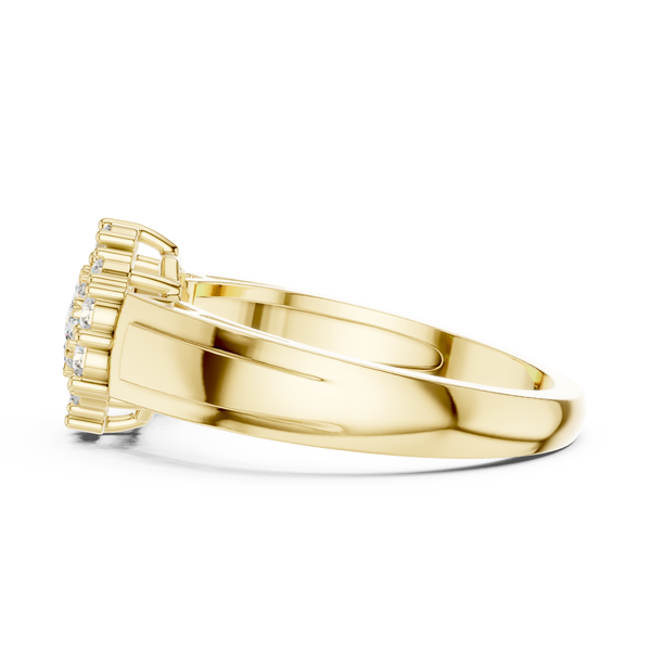Nouveau lab grown diamond women's ring