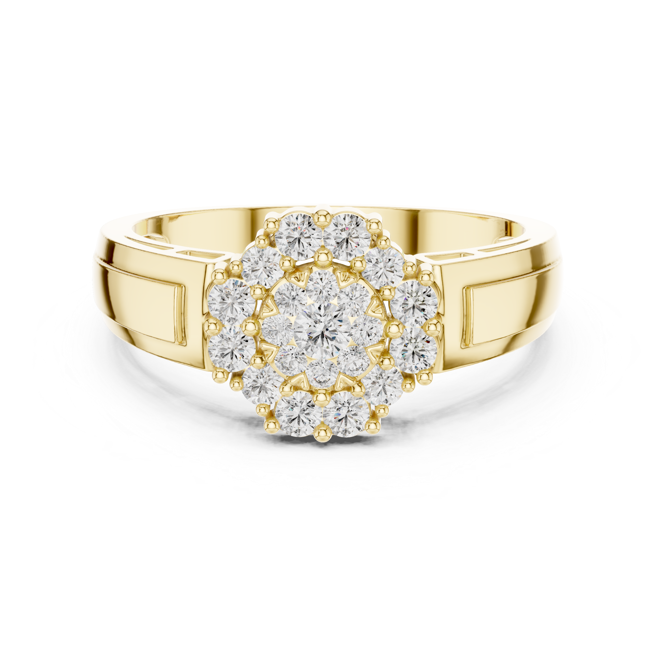 Nouveau lab grown diamond women's ring