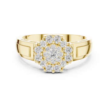Nouveau lab grown diamond women's ring