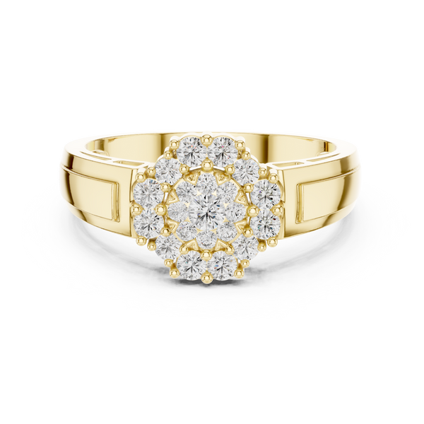 Nouveau lab grown diamond women's ring