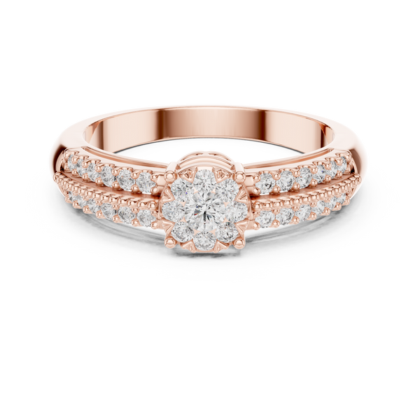 Quintessential lab grown diamond women's ring