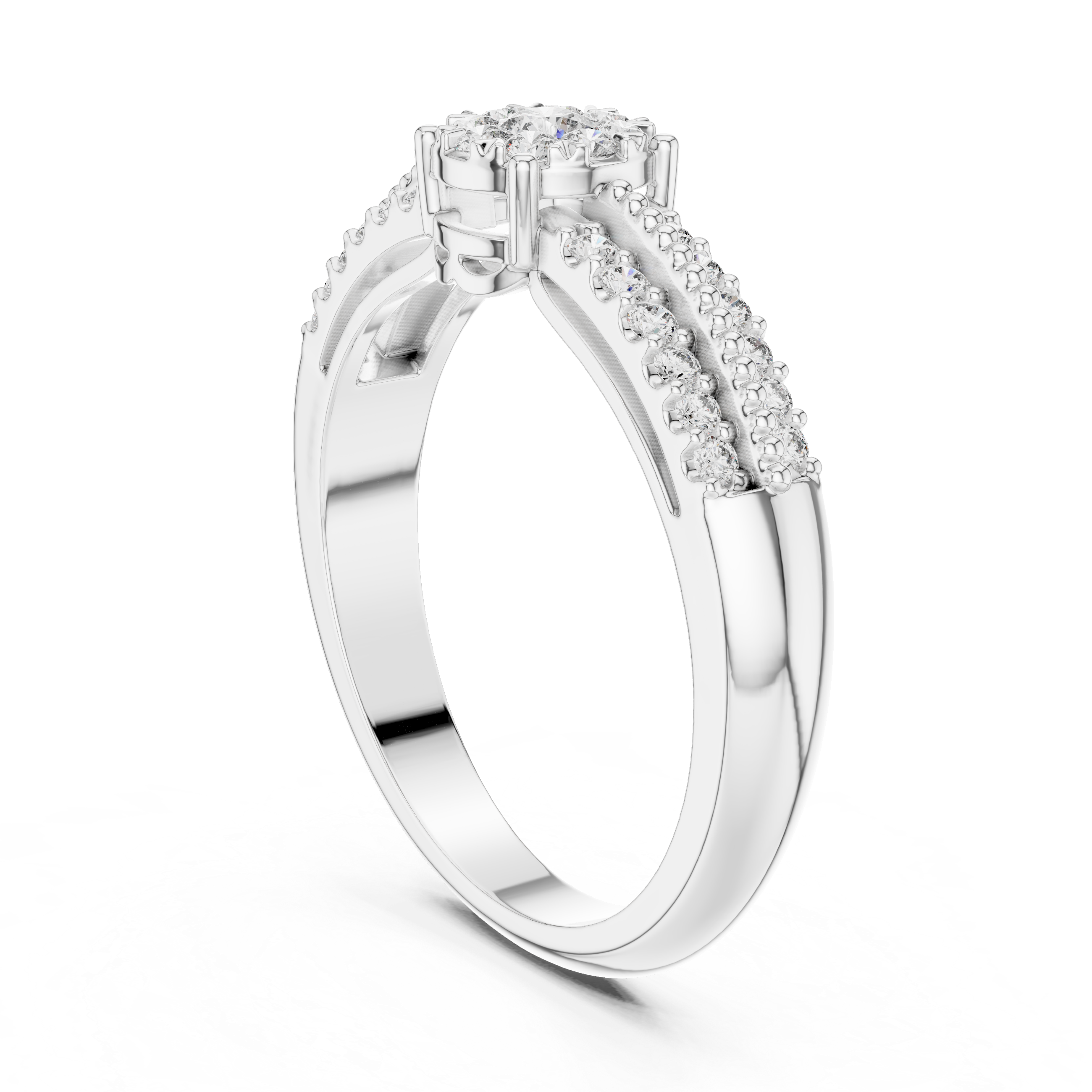 Quintessential lab grown diamond women's ring