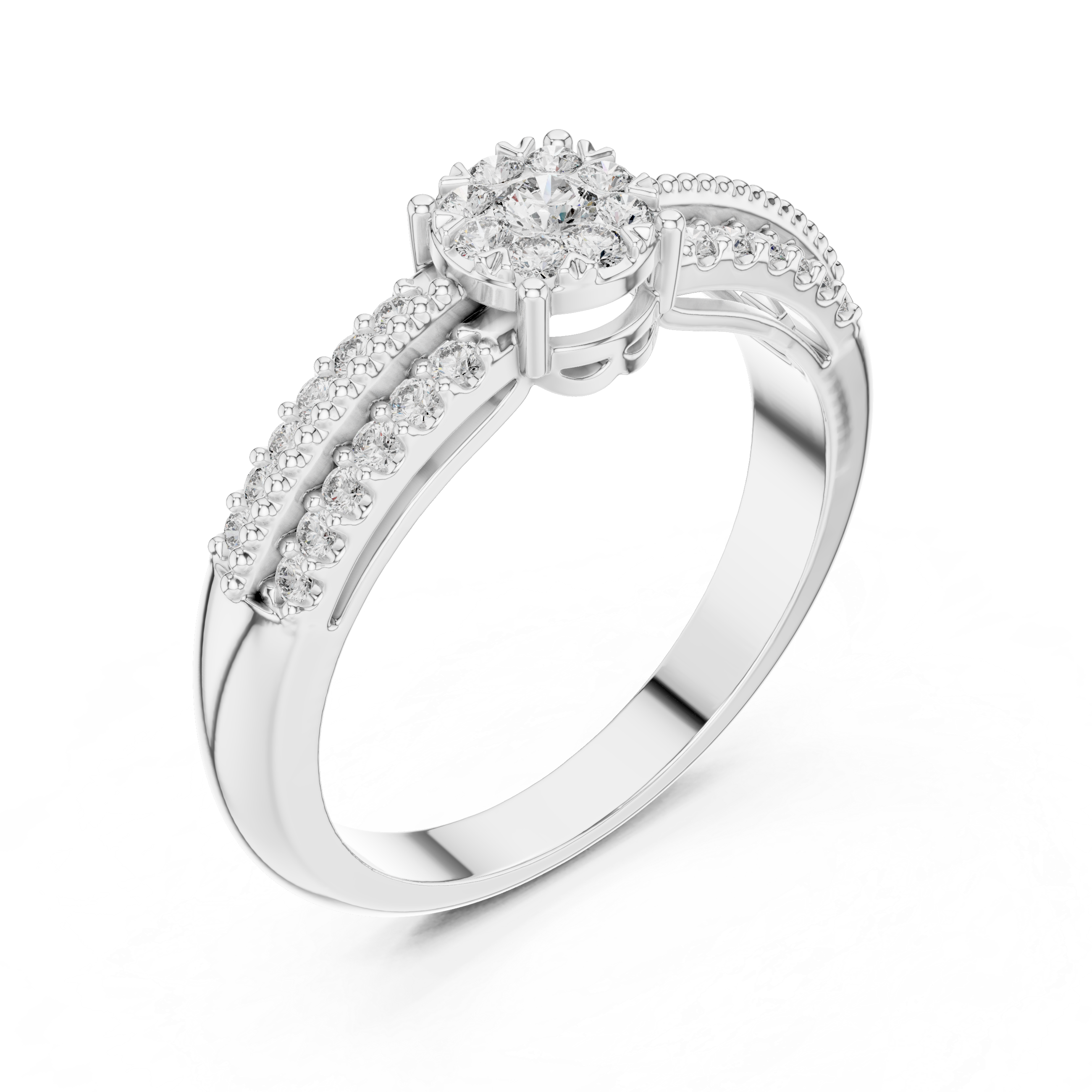 Quintessential lab grown diamond women's ring