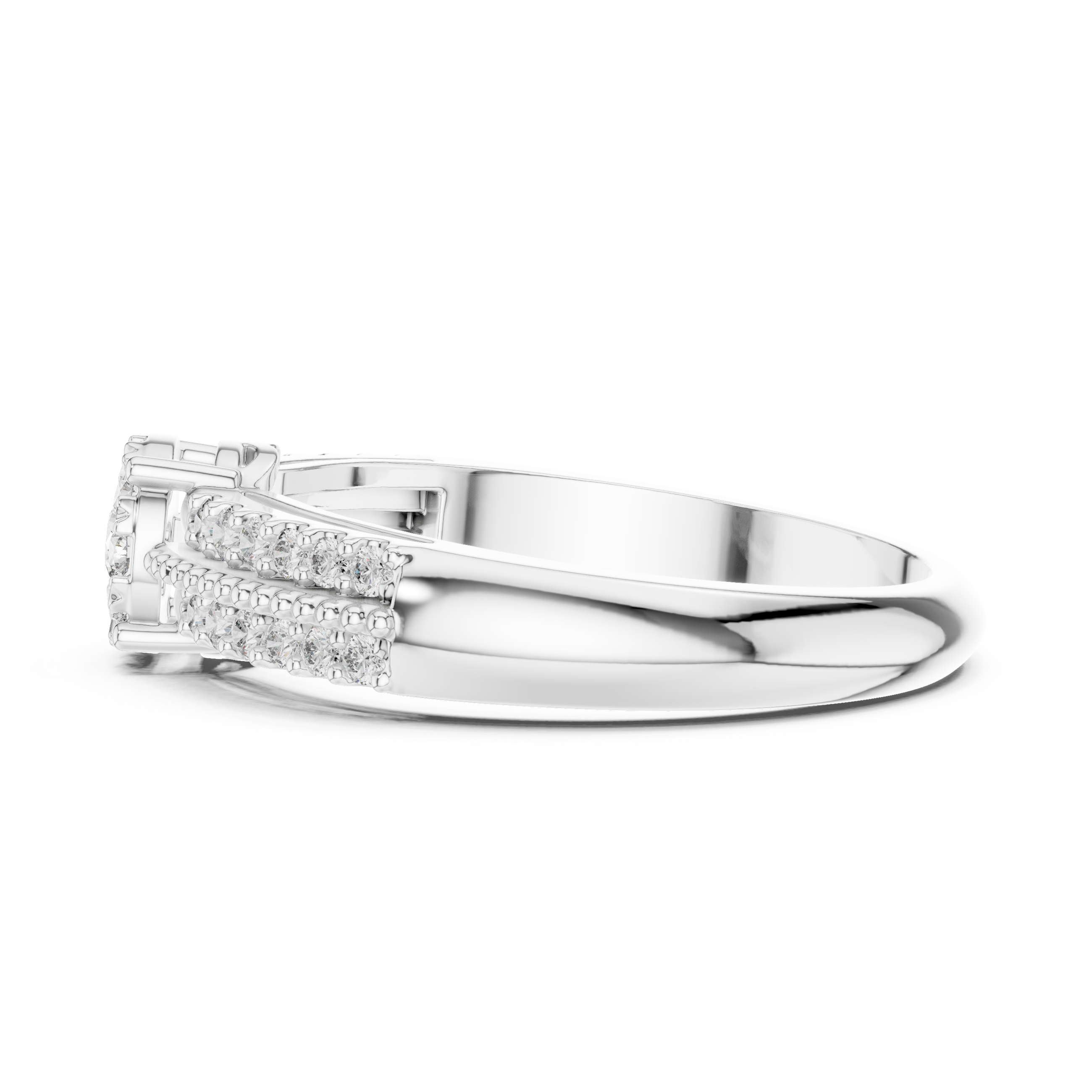 Quintessential lab grown diamond women's ring