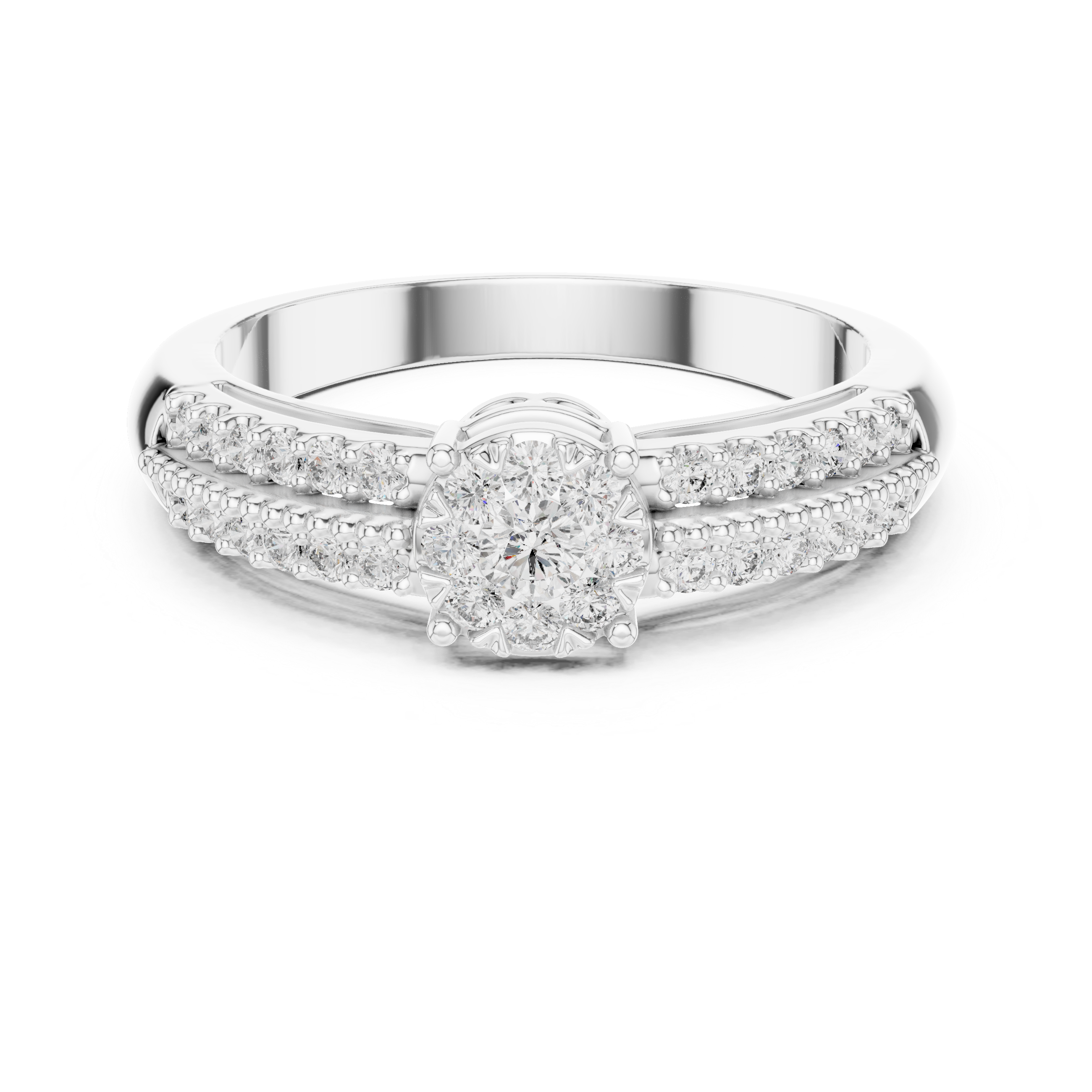 Quintessential lab grown diamond women's ring