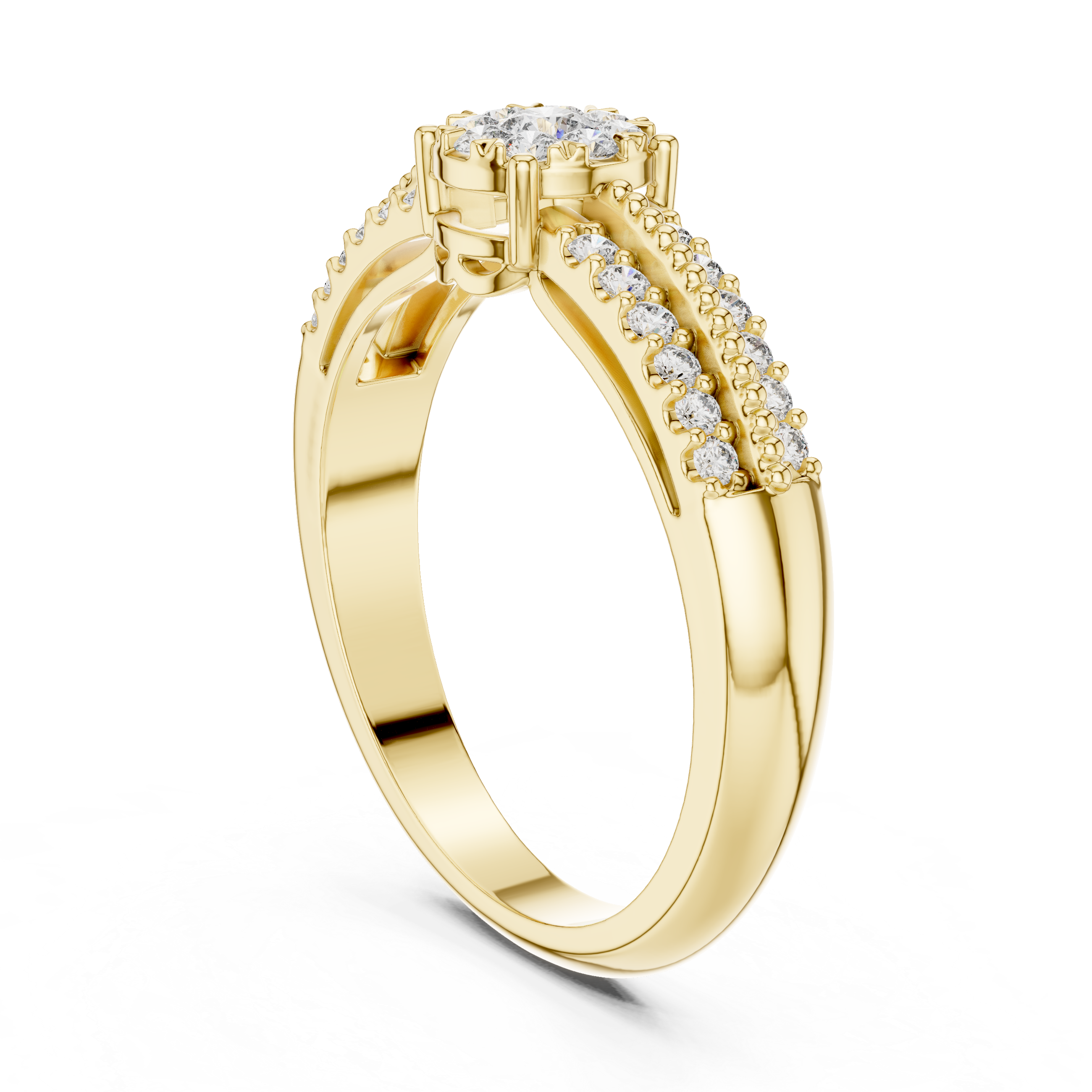 Quintessential lab grown diamond women's ring