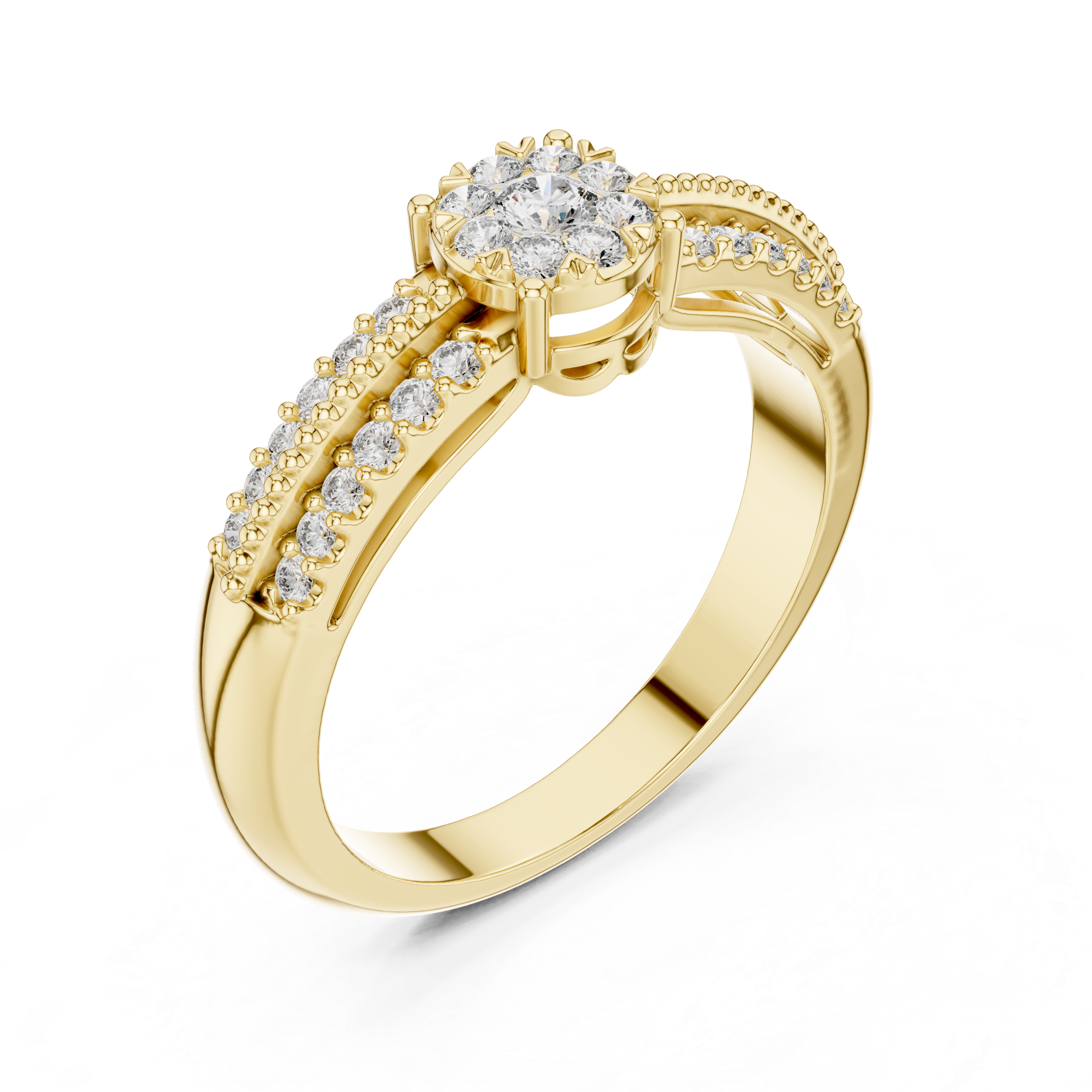 Quintessential lab grown diamond women's ring