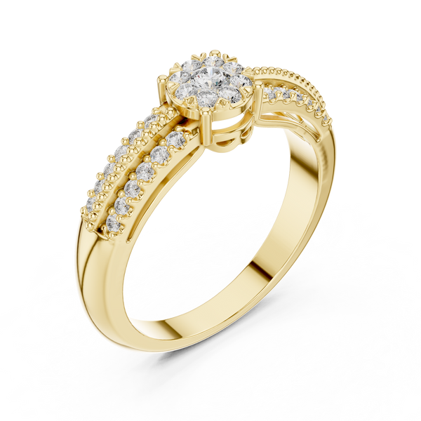 Quintessential lab grown diamond women's ring