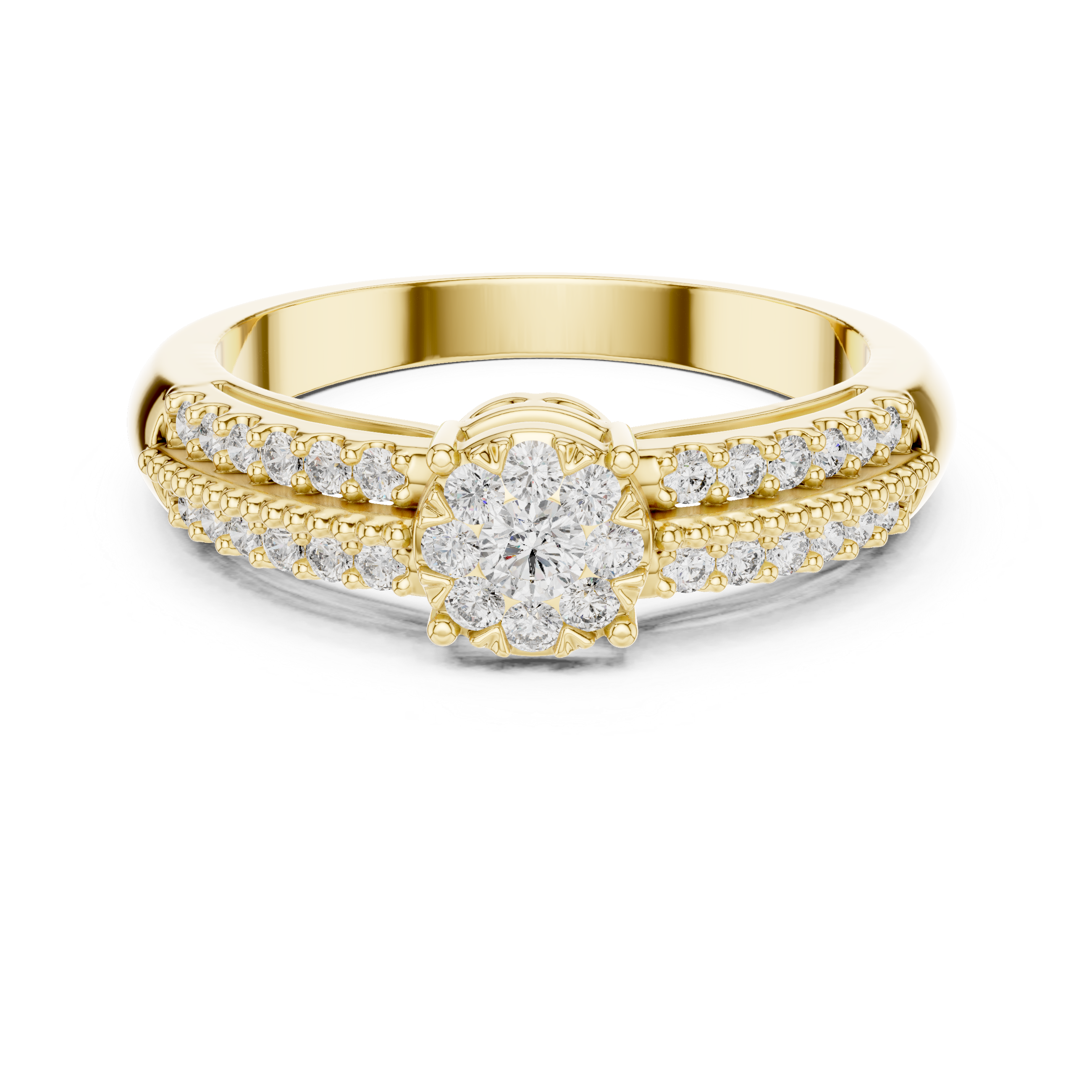 Quintessential lab grown diamond women's ring