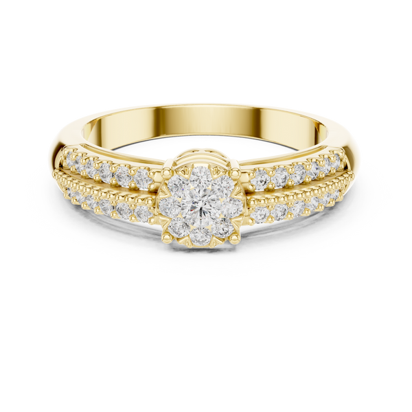 Quintessential lab grown diamond women's ring