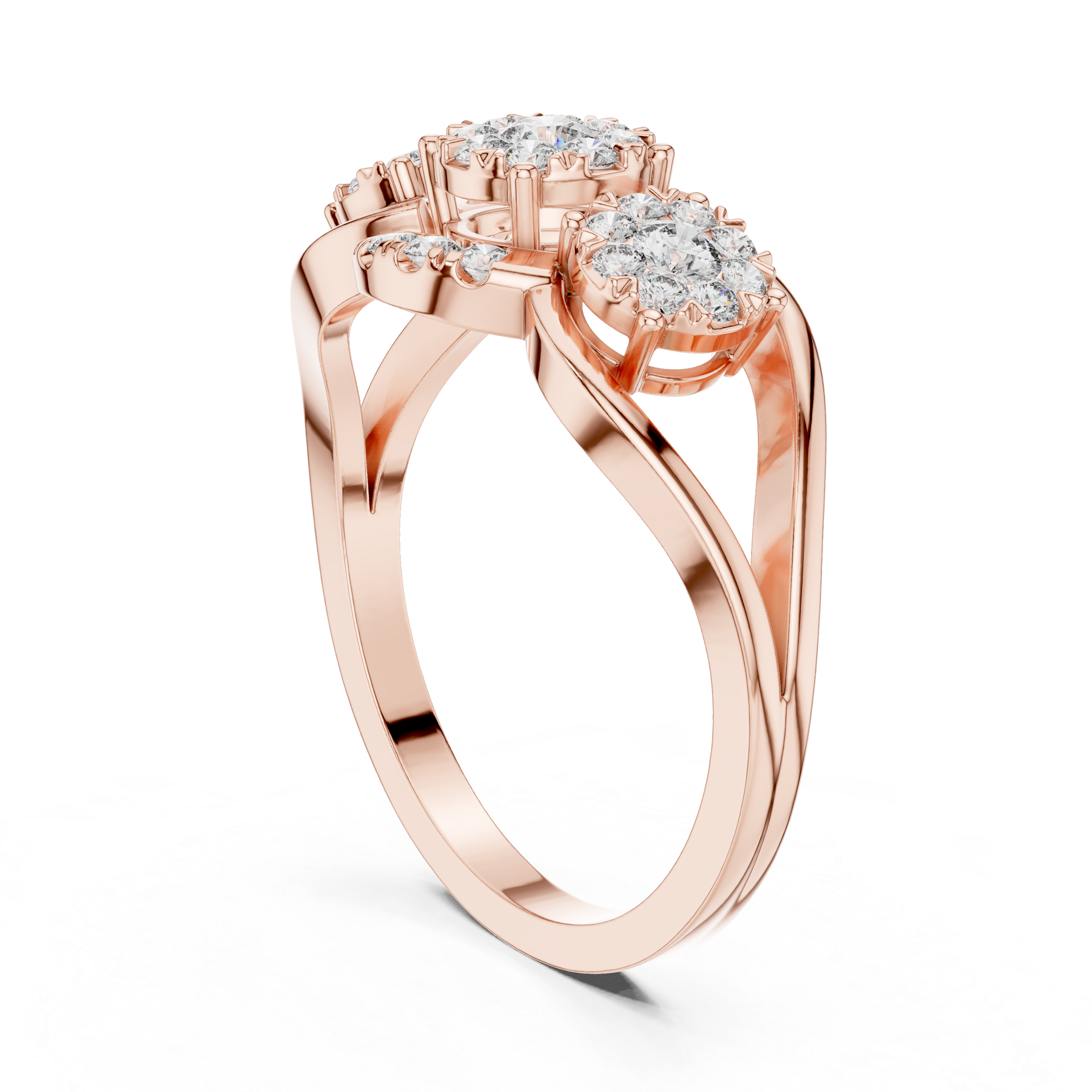Exemplary lab grown diamond women's ring