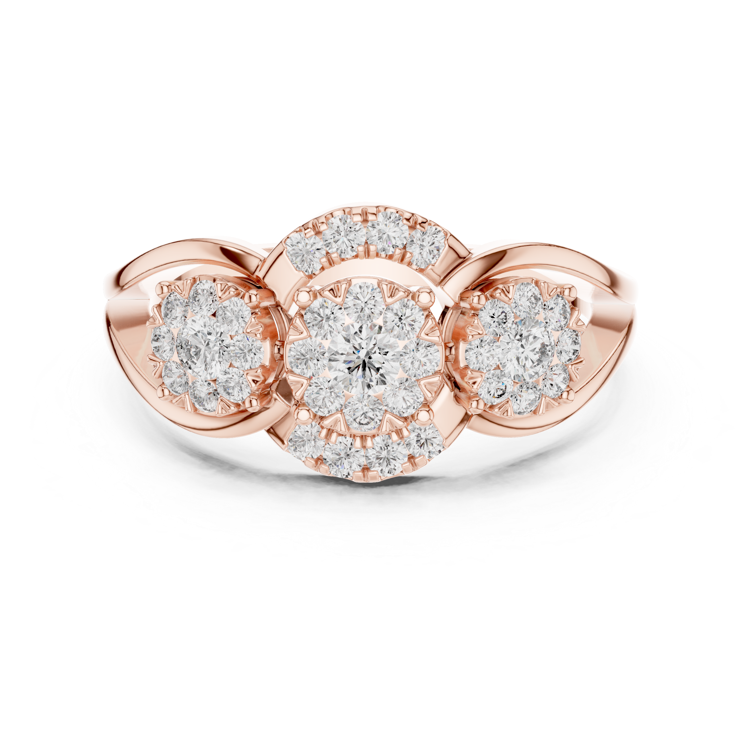 Exemplary lab grown diamond women's ring
