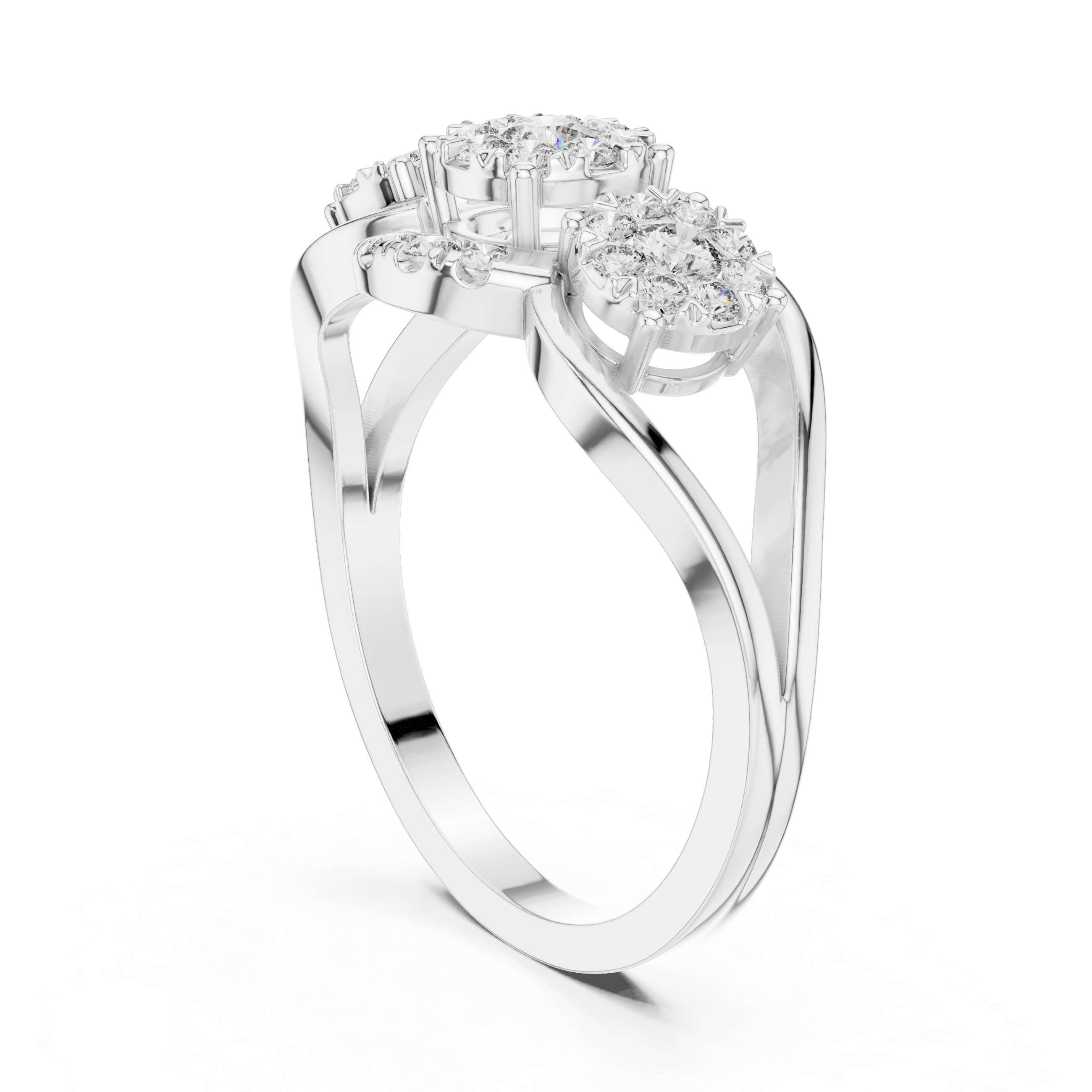 Exemplary lab grown diamond women's ring