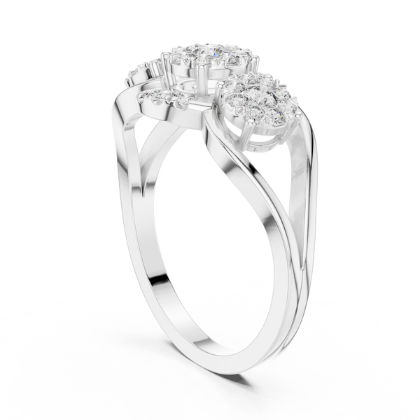 Exemplary lab grown diamond women's ring