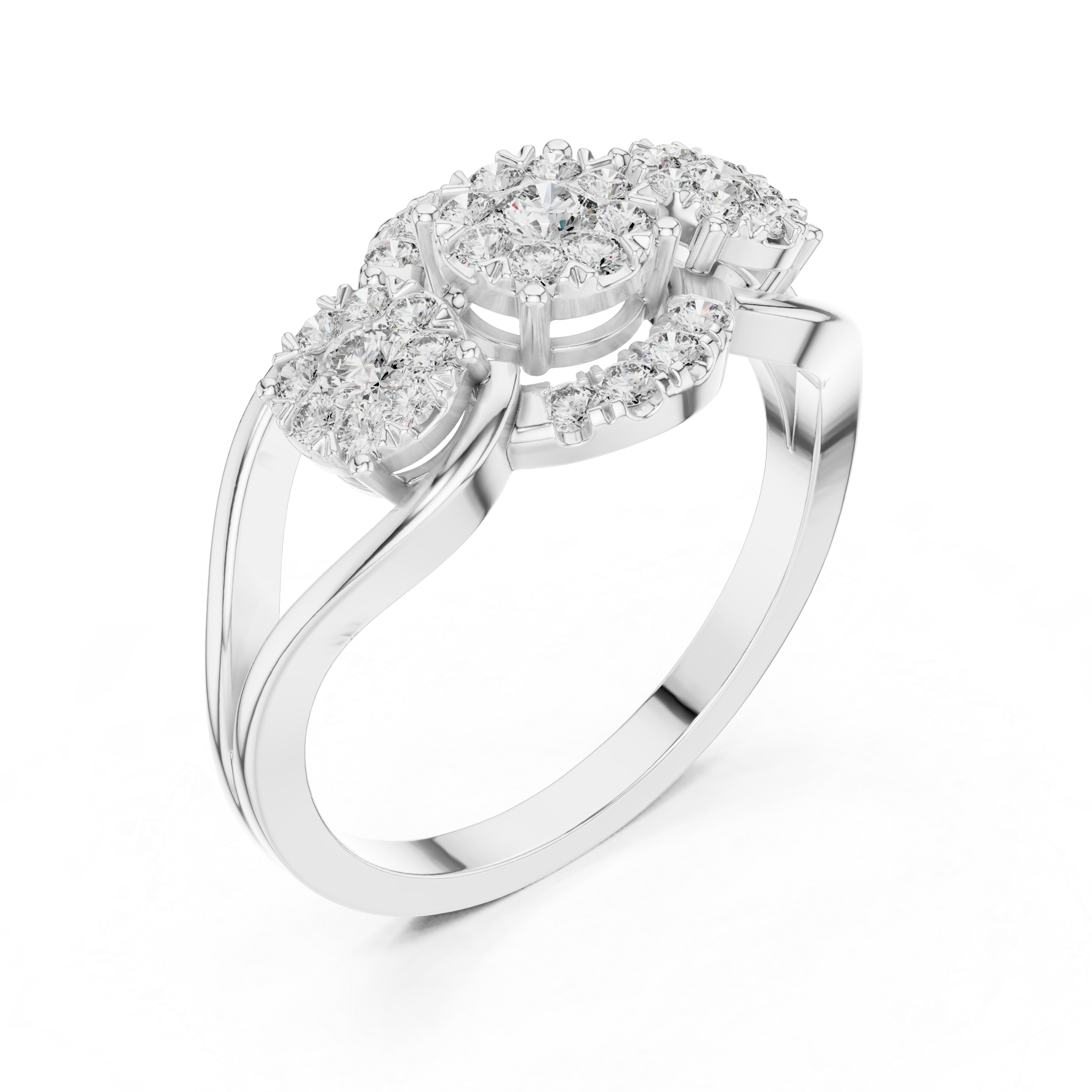 Exemplary lab grown diamond women's ring