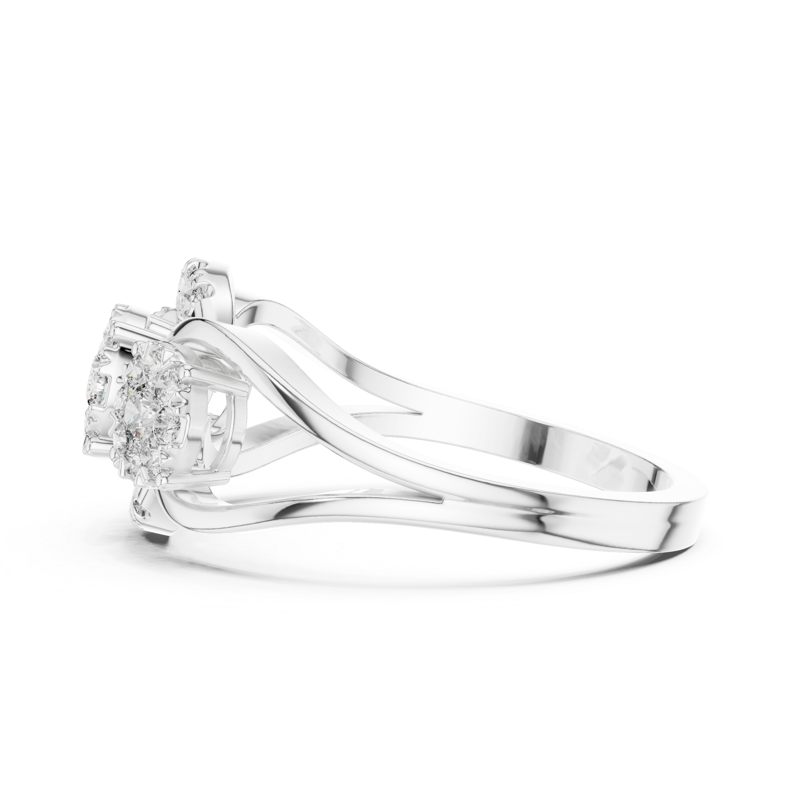 Exemplary lab grown diamond women's ring