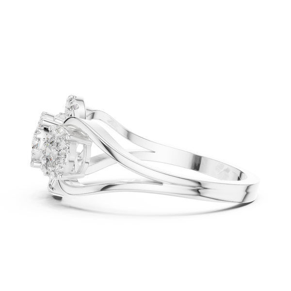 Exemplary lab grown diamond women's ring