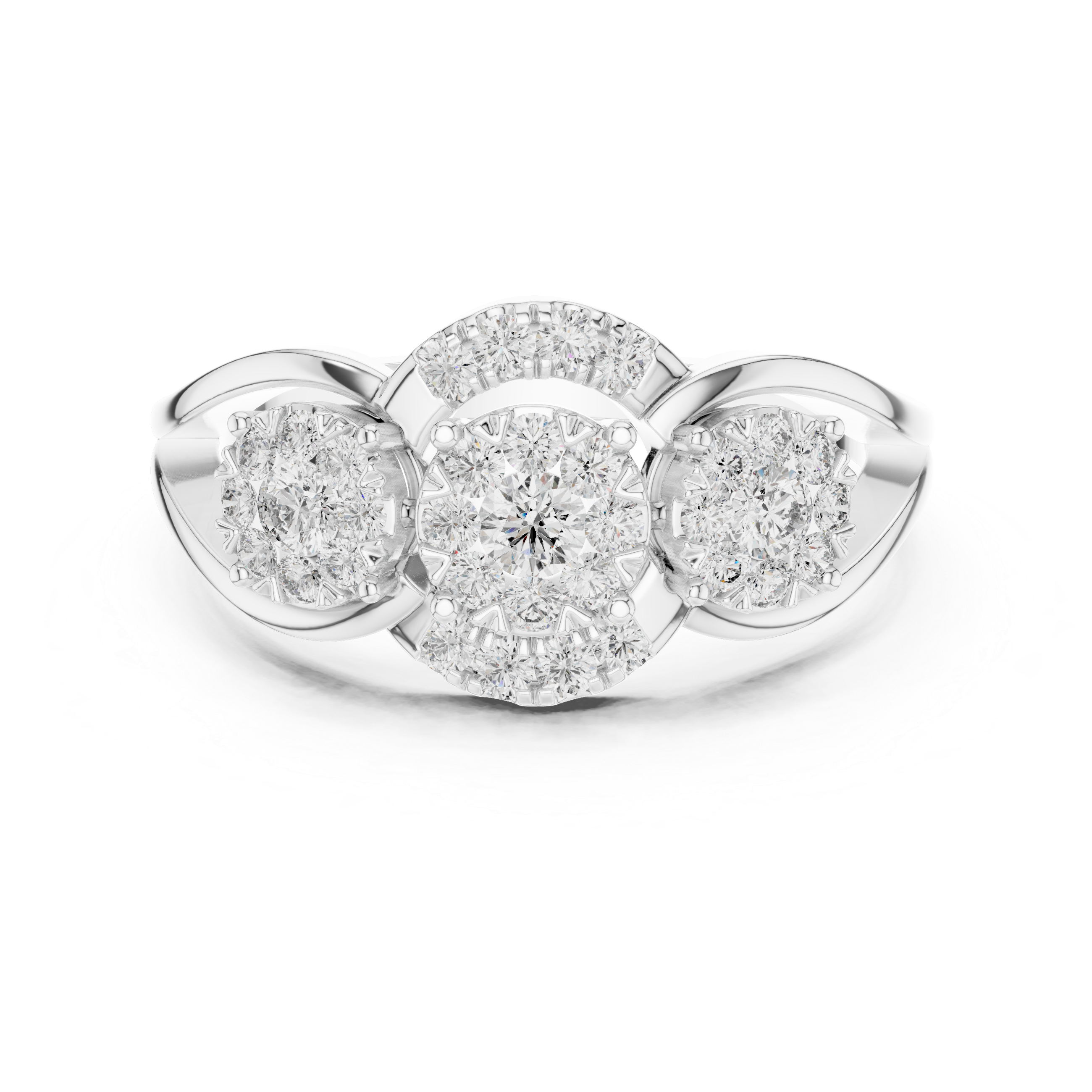 Exemplary lab grown diamond women's ring