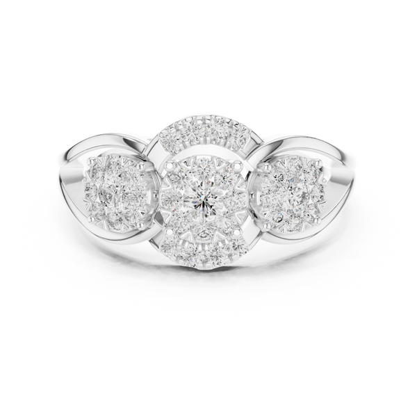 Exemplary lab grown diamond women's ring