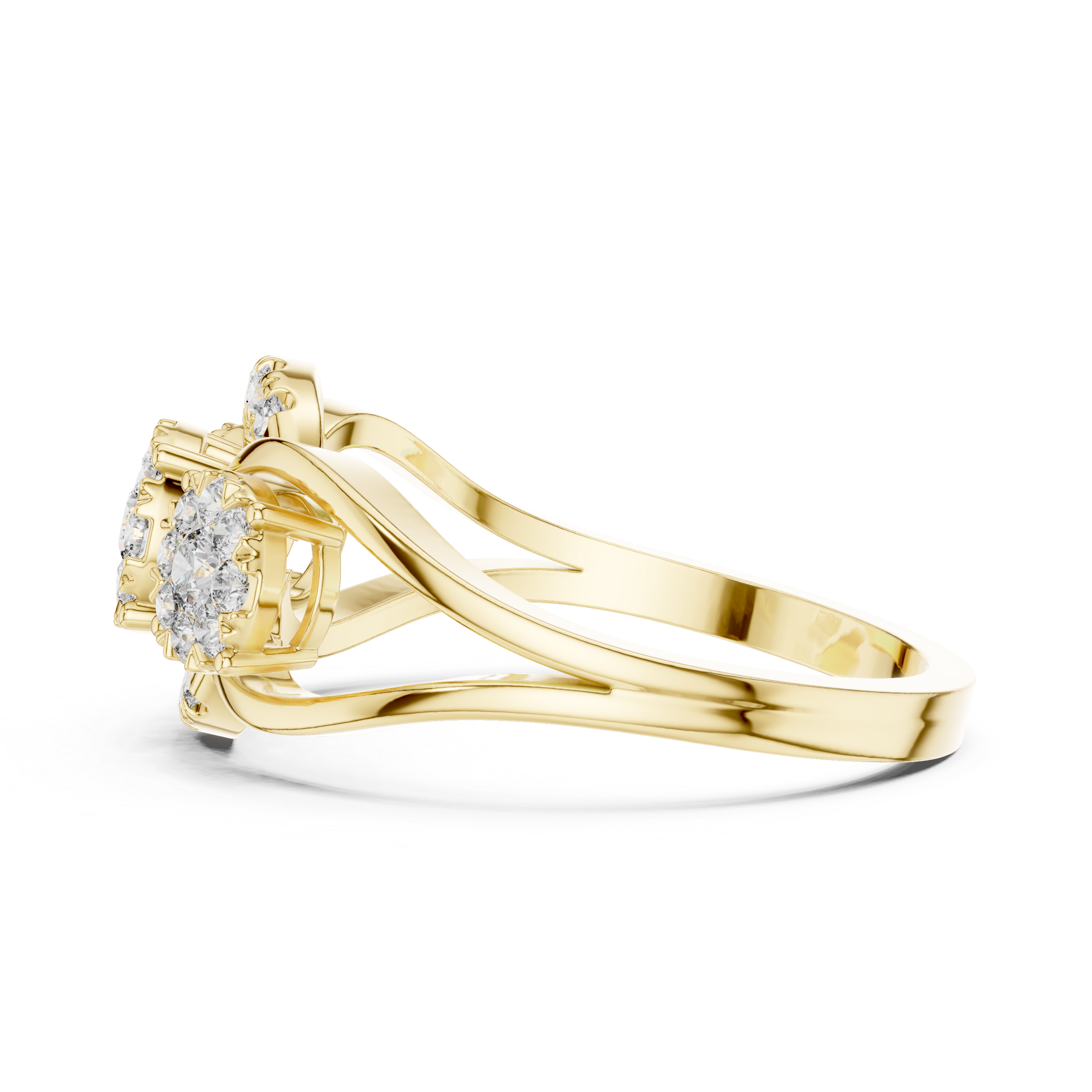 Exemplary lab grown diamond women's ring