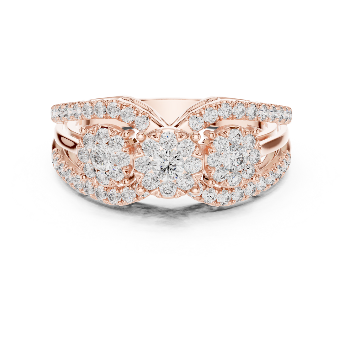 Masterpiece lab grown diamond women's ring