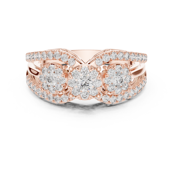 Masterpiece lab grown diamond women's ring