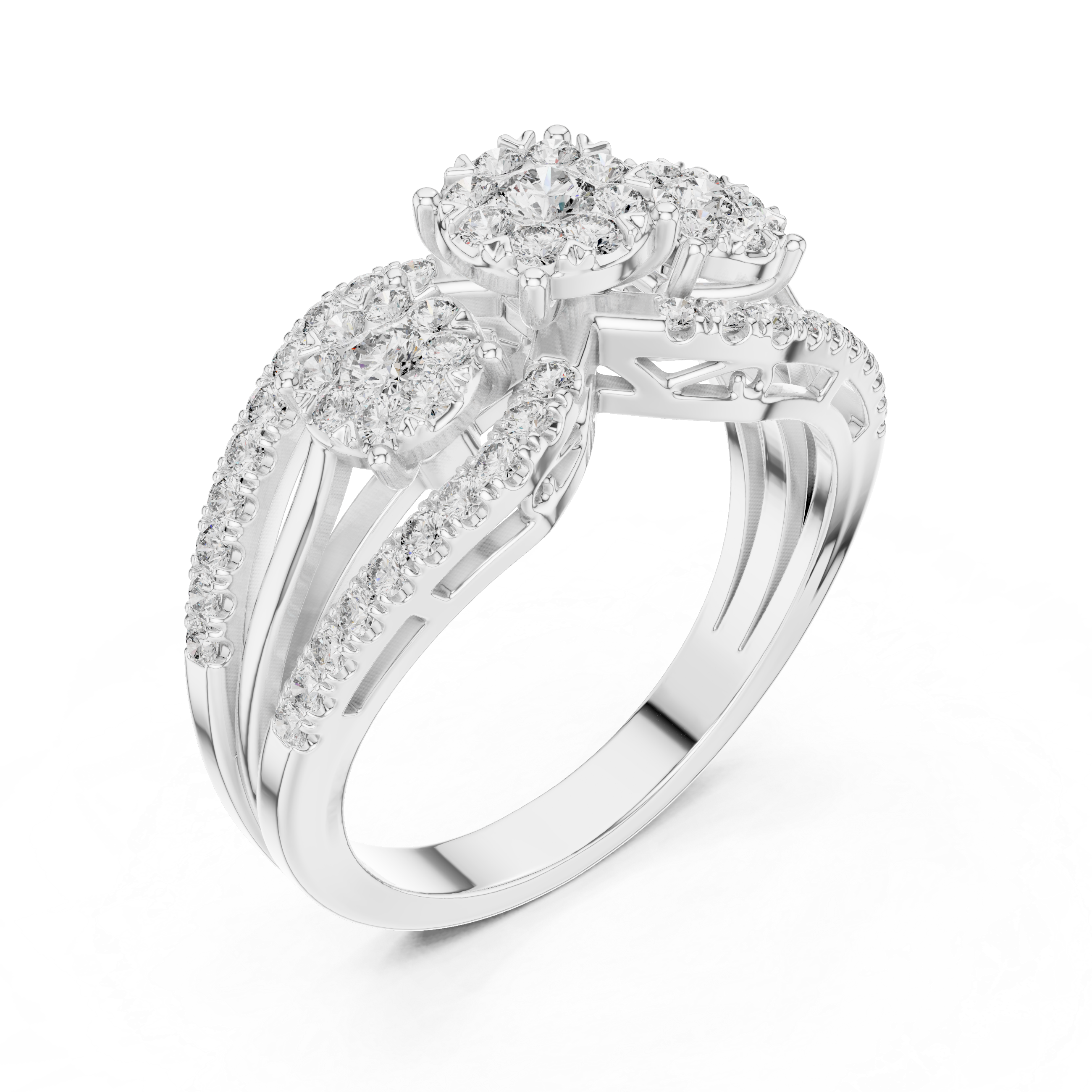 Masterpiece lab grown diamond women's ring