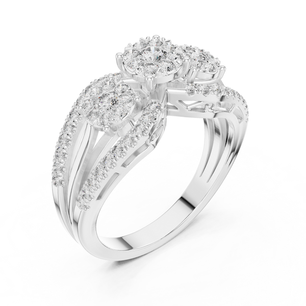 Masterpiece lab grown diamond women's ring