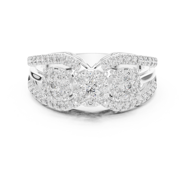 Masterpiece lab grown diamond women's ring