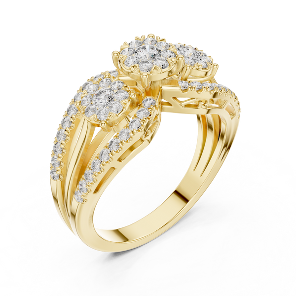 Masterpiece lab grown diamond women's ring