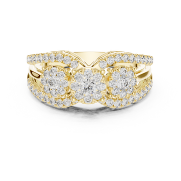 Masterpiece lab grown diamond women's ring