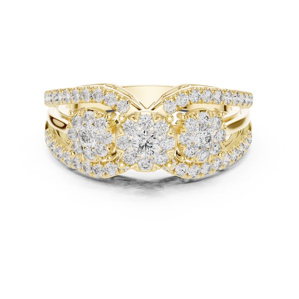 Masterpiece lab grown diamond women's ring