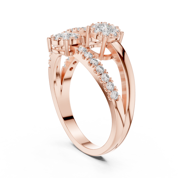 Worthy lab grown diamond women's ring