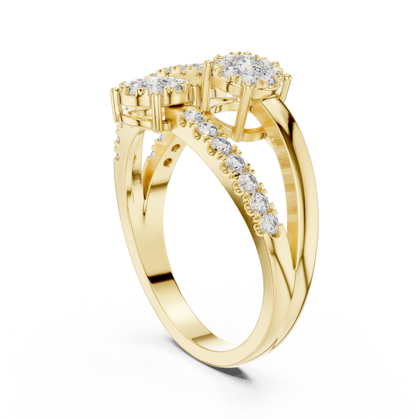 Worthy lab grown diamond women's ring