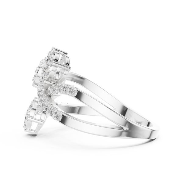Delightful lab grown diamond women's ring