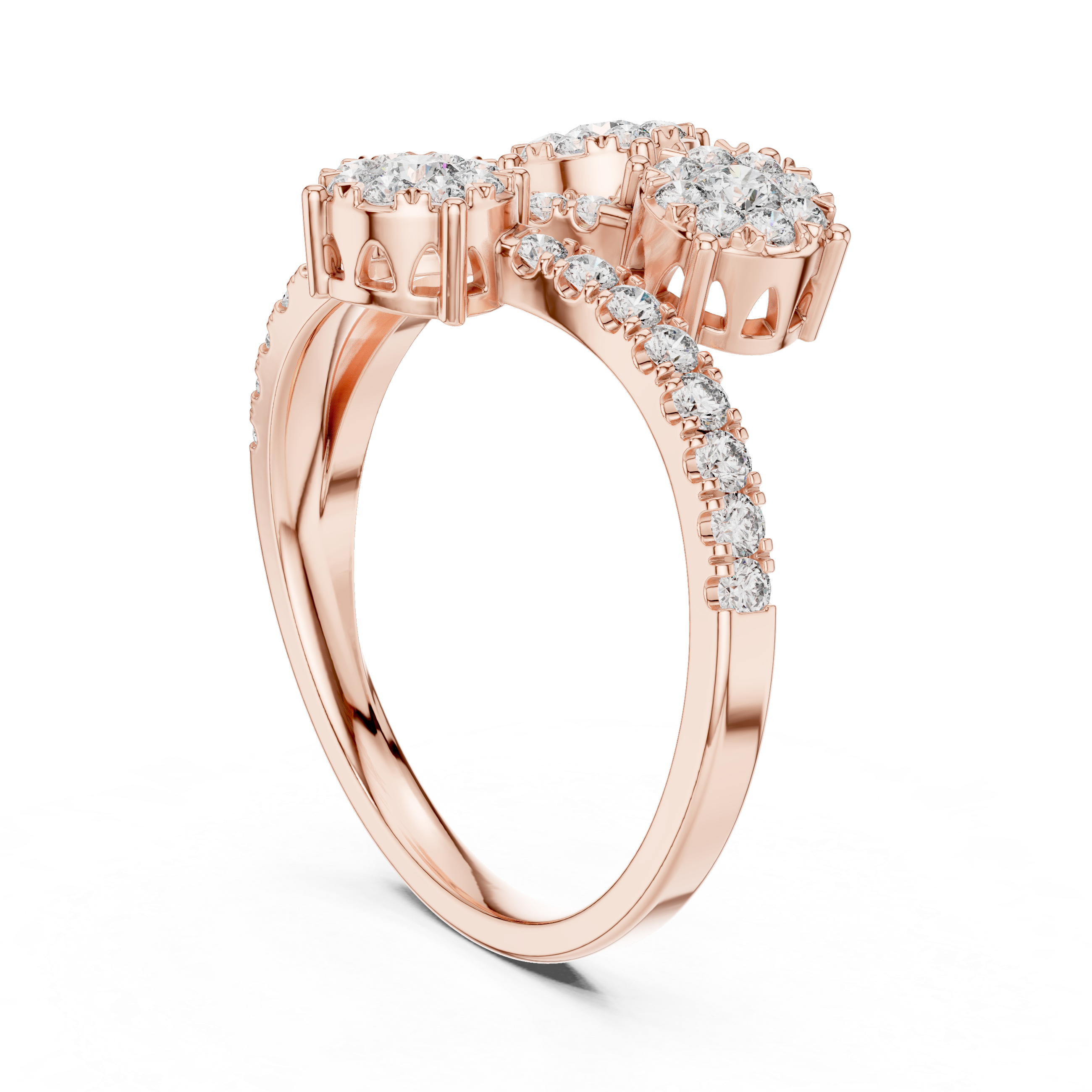 Blissful lab grown diamond women's ring