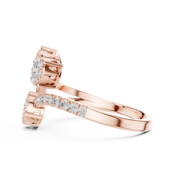 Blissful lab grown diamond women's ring