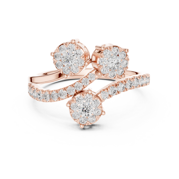 Blissful lab grown diamond women's ring