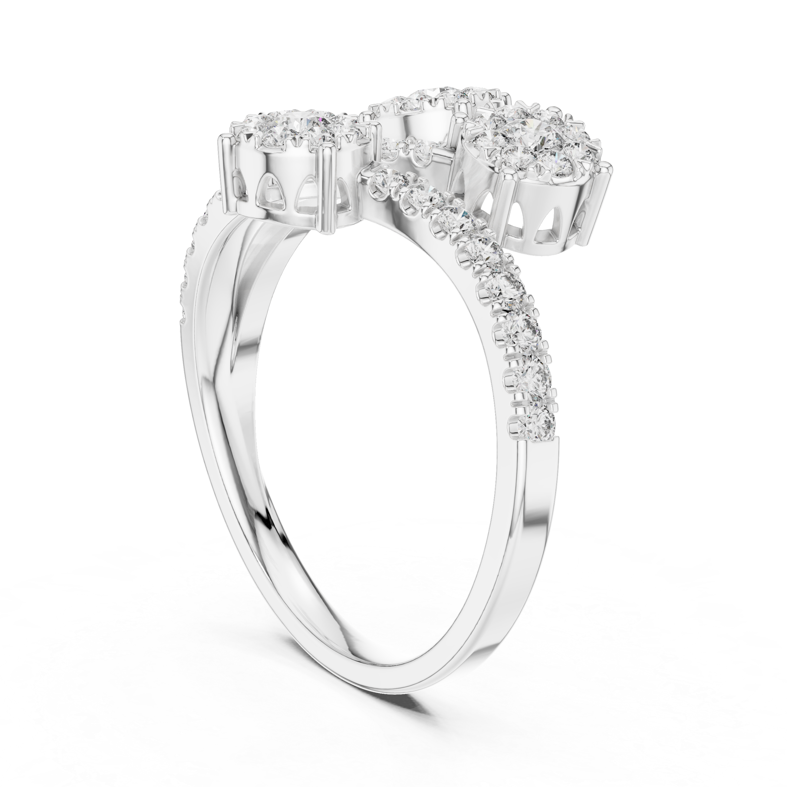Blissful lab grown diamond women's ring
