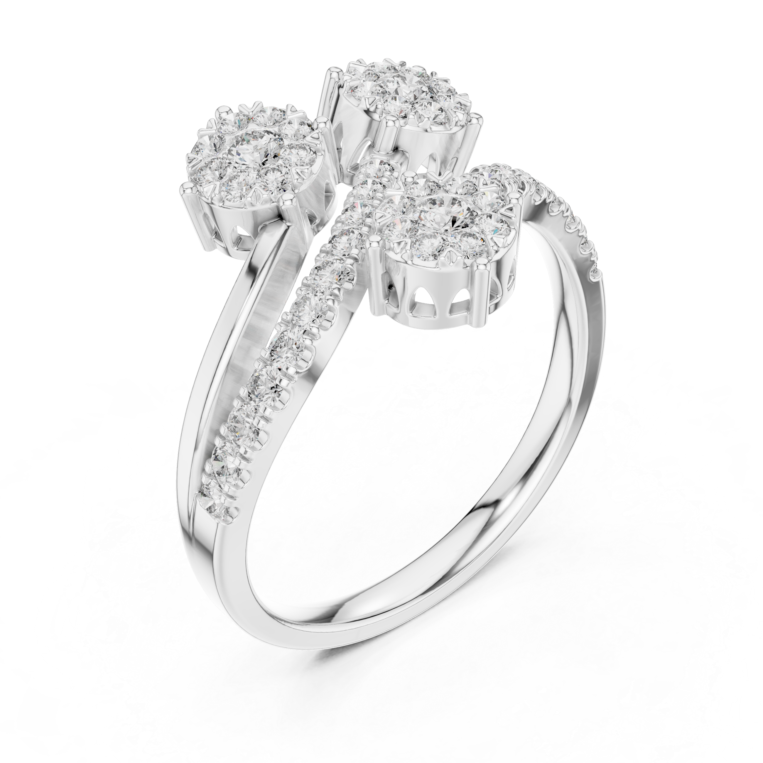 Blissful lab grown diamond women's ring