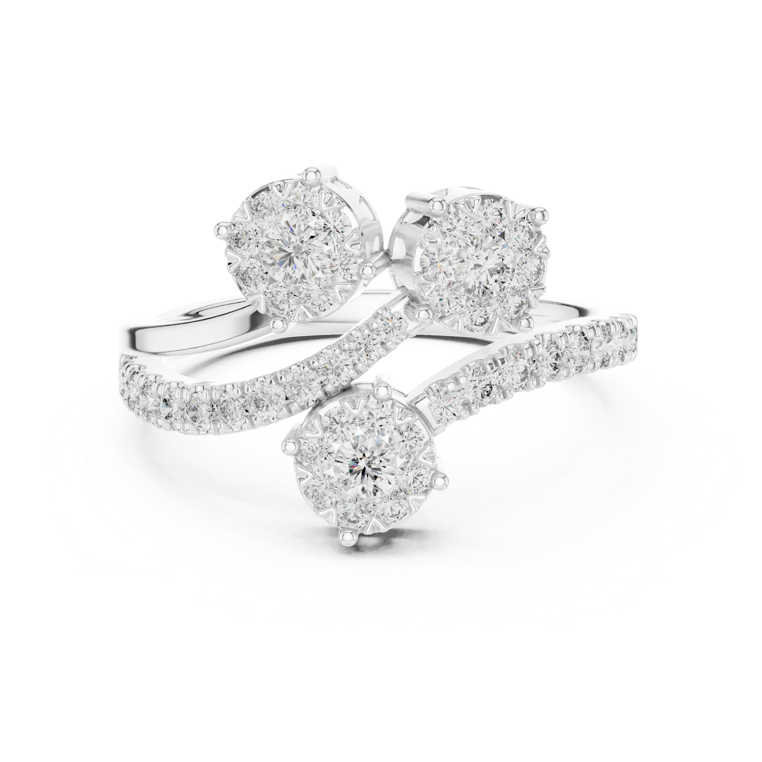 Blissful lab grown diamond women's ring