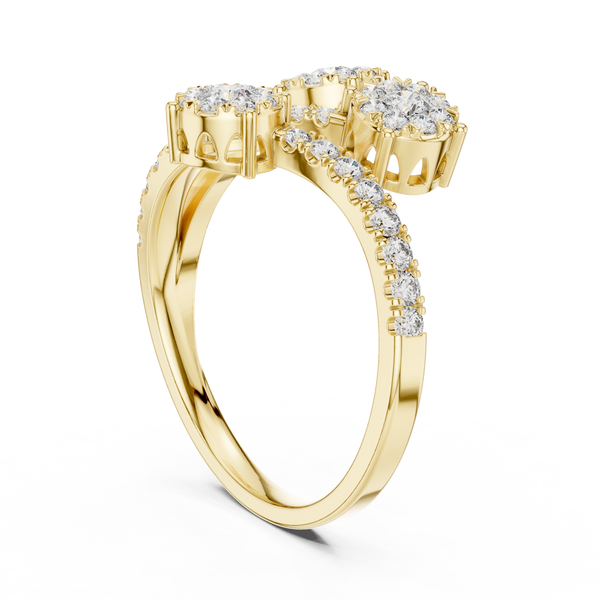 Blissful lab grown diamond women's ring