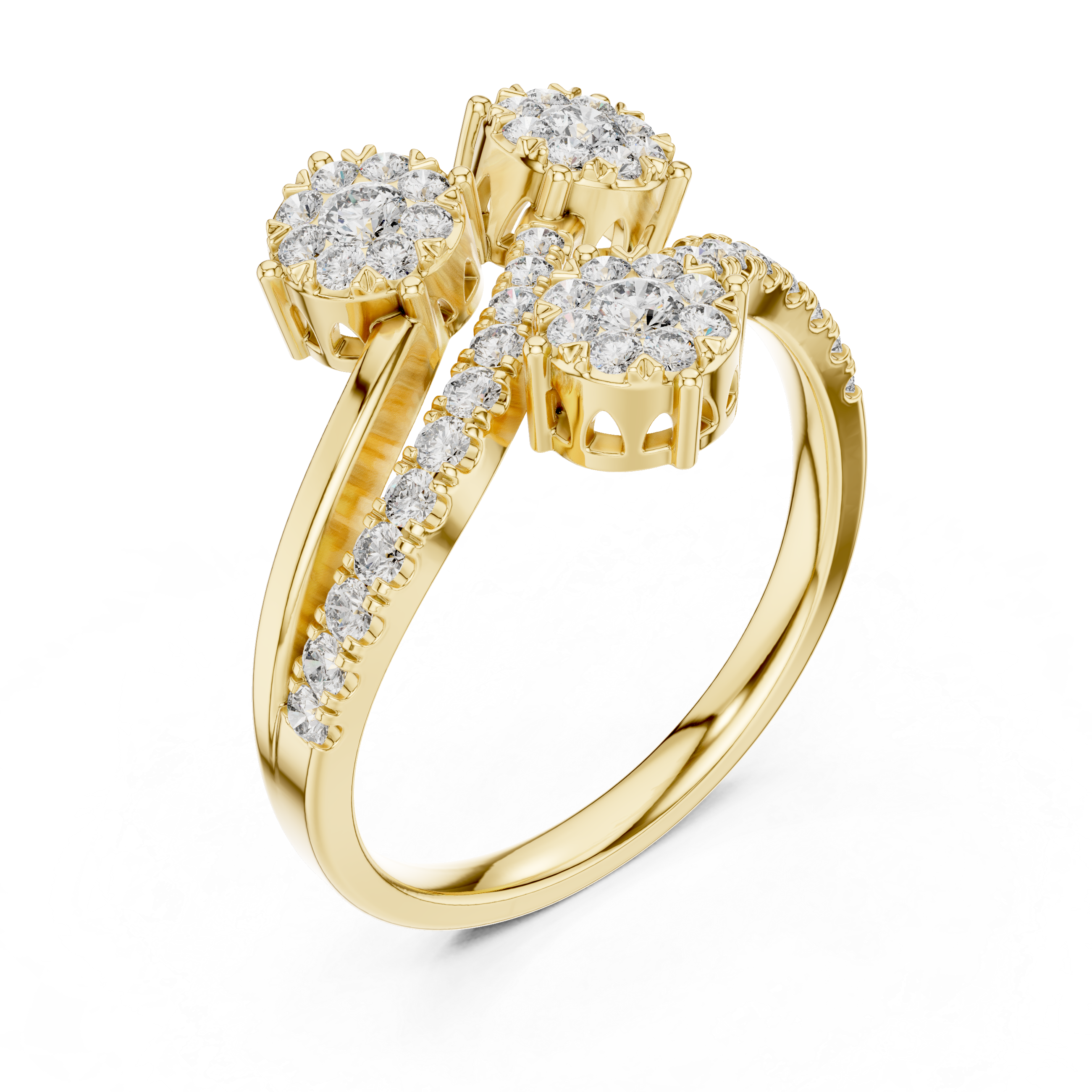 Blissful lab grown diamond women's ring