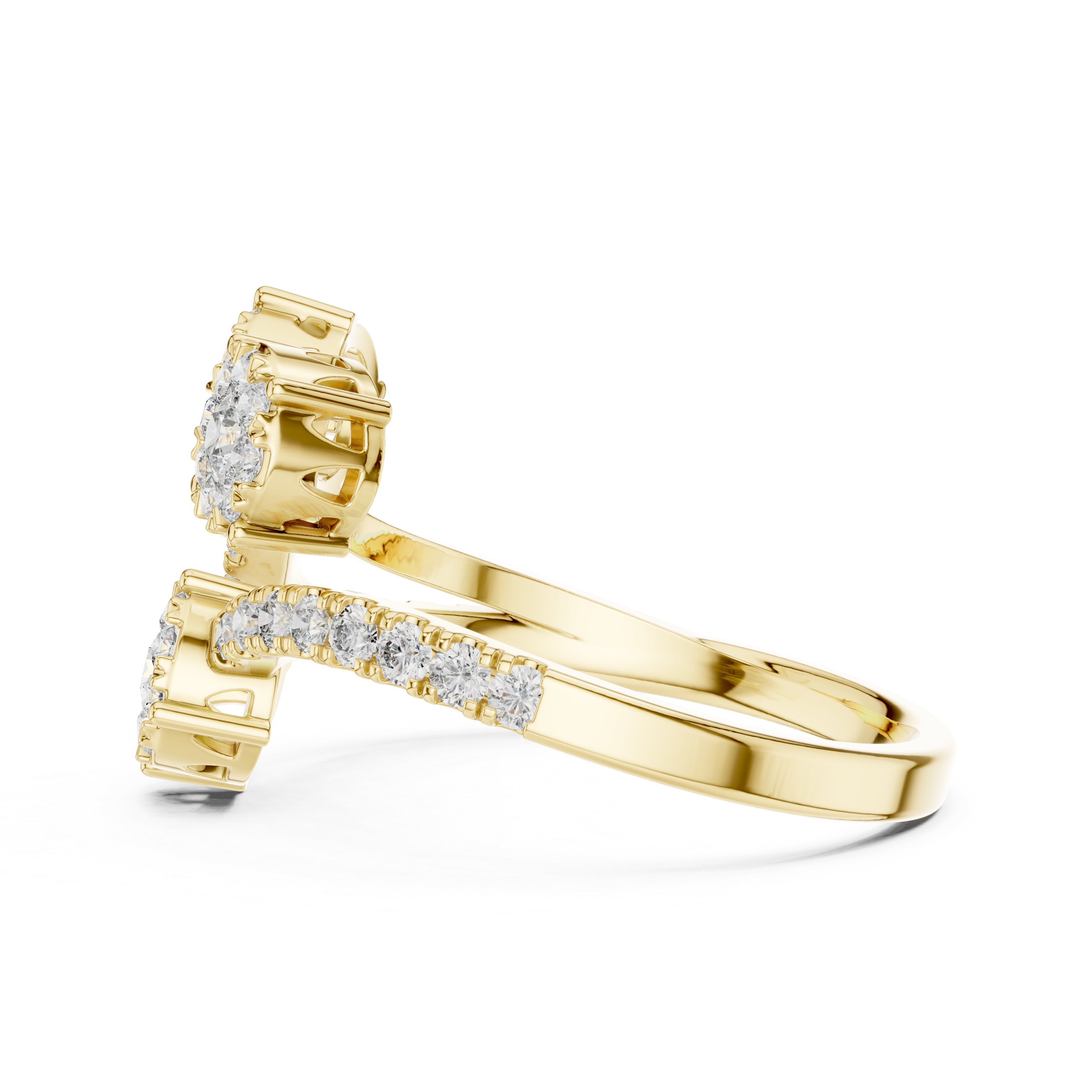 Blissful lab grown diamond women's ring